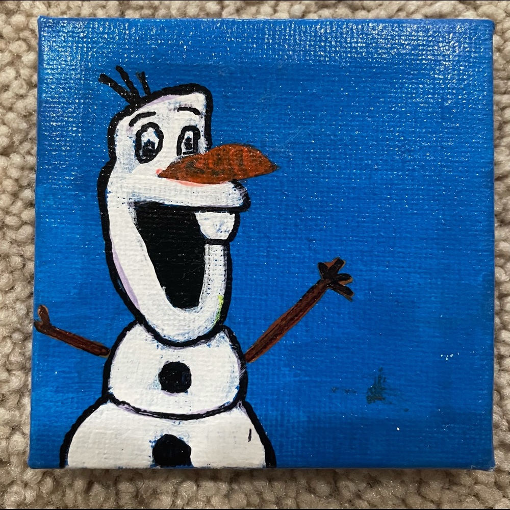 Olaf painting